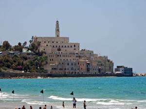 Tel Aviv | Sehenswürdigkeiten: Die orientalische Altstadt Jaffa vor dem Mittelmeer