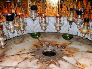 Palästina | Der silberne Stern in der Geburtskirche von Bethlehem markiert den Geburtsort Jesu Christi