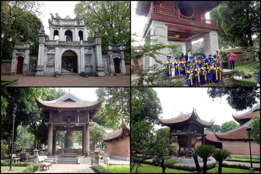 Vietnam | Norden, der Literaturtempel in Hanoi. Verschiedene Eindrücke der Tempelanlage