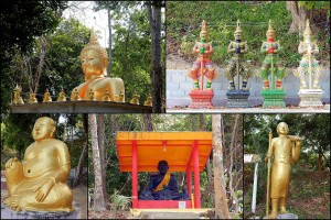 Thailand | Verschiedene Buddha Statuen auf Ko Phayam
