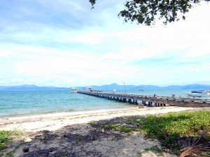Thailand | Pier auf Ko Phayam mit Blick zum thailändischen Festland