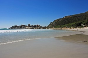 Südafrika | Kapstadt, Kap-Halbinsel, Llandudno Strand Panorama auf die Bucht