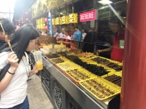 China Essen Peking Wangfujing Snack Street Food Stände