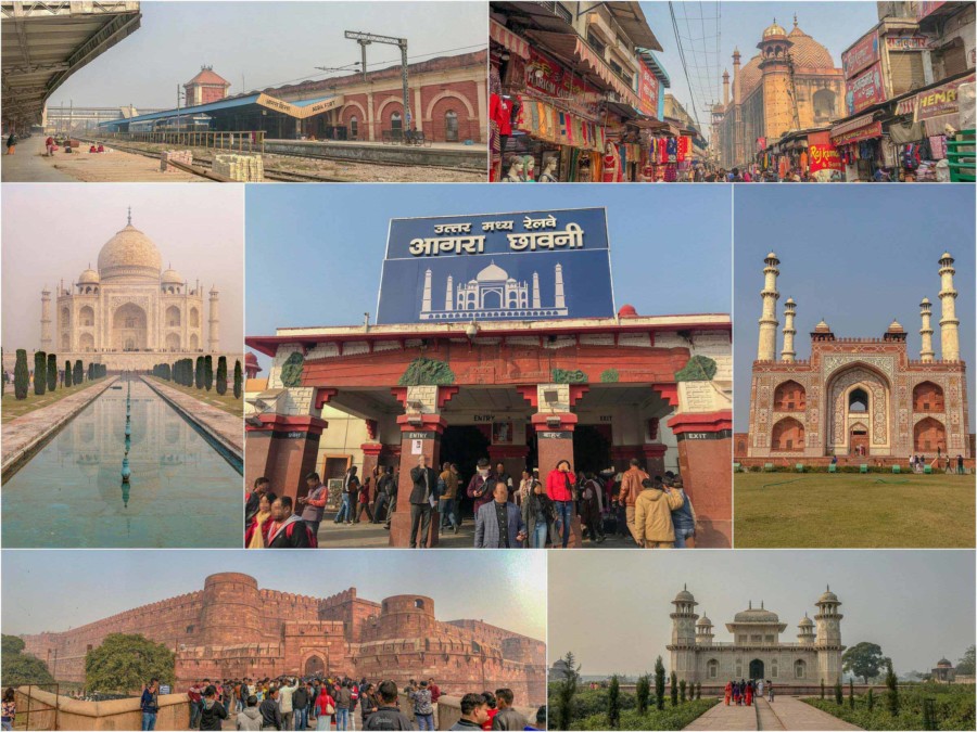 Eindrücke von Agra, Sehenswürdigkeiten, Highlights & Tipps