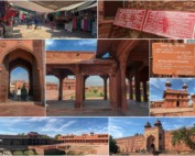Eindrücke der Geisterstadt Fatehpur Sikri in Indien