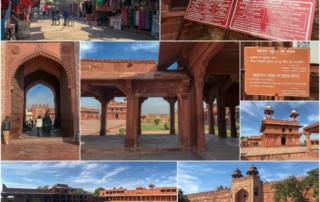 Eindrücke der Geisterstadt Fatehpur Sikri in Indien