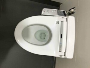 Typische Toilette in Japan