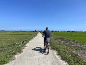 Vietnam Hoi An Fahrrad Reisfelder Strand Tour