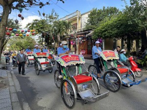 Vietnam Hoi An Fahrrad Rikscha